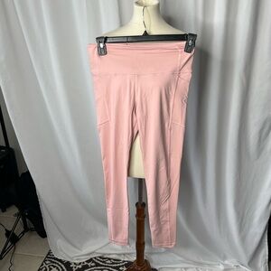Victoria Sport Knockout Leggings Pink High Rise Athletic Pants Size M